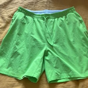 Bright green/ yellow shorts